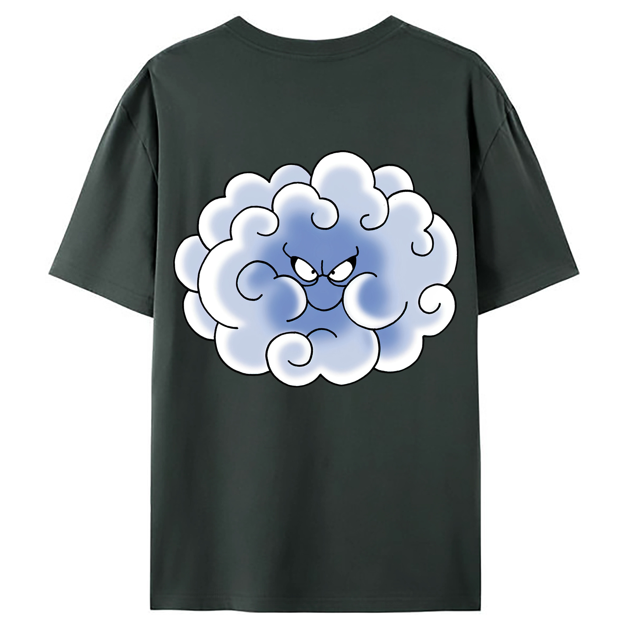 （画像用） ドラゴンクエスト Doragon Kuesuto Dragon Quest 綿100％ メンズ半袖Tシャツ（バックプリント） 通気性